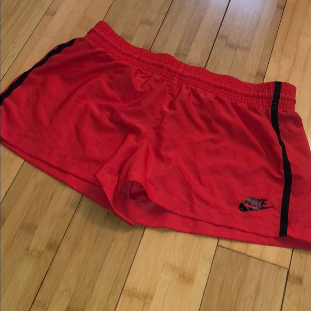 Dark peach Nike shorts